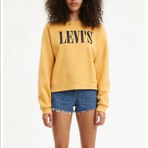 Levi’s Yellow Crewneck Sweatshirt size XS
